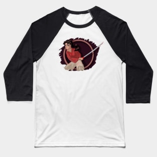 samurai girl anime Baseball T-Shirt